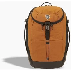 KUHL Eskape 25 Kanvas Backpack -Travel Essentials Shop 737 eskape 25 kanvas backpack teak front 5389 re pdp photo 1