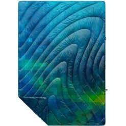 Rumpl Original Puffy Blanket - Printed 1-Person -Travel Essentials Shop TPPB CPF 1 PIXELFETTI COOL OGPUFFY 1P FLATLAY